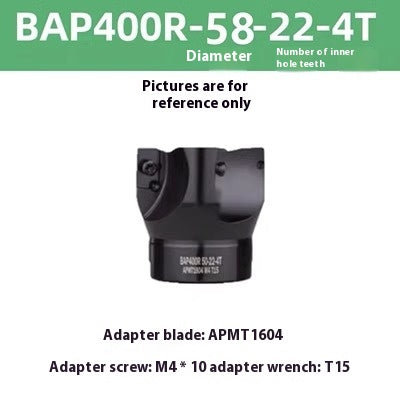 2075-CNC 90 degree right-angle BAP300R/400R milling cutter head machining center 1604 cutter head non-standard 45 60 65 Shandong Denso Pricision Tools Co.,Ltd.